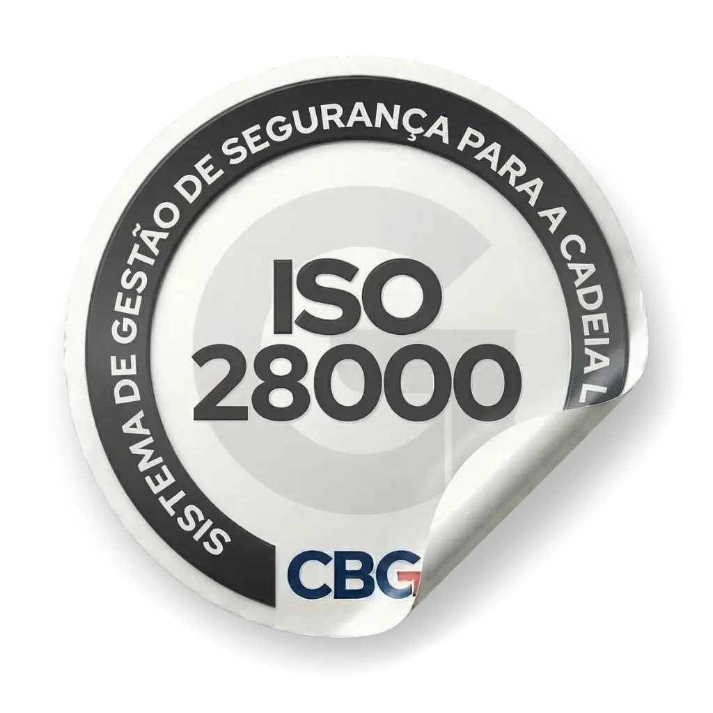 Selo de certificação ISO 28000
