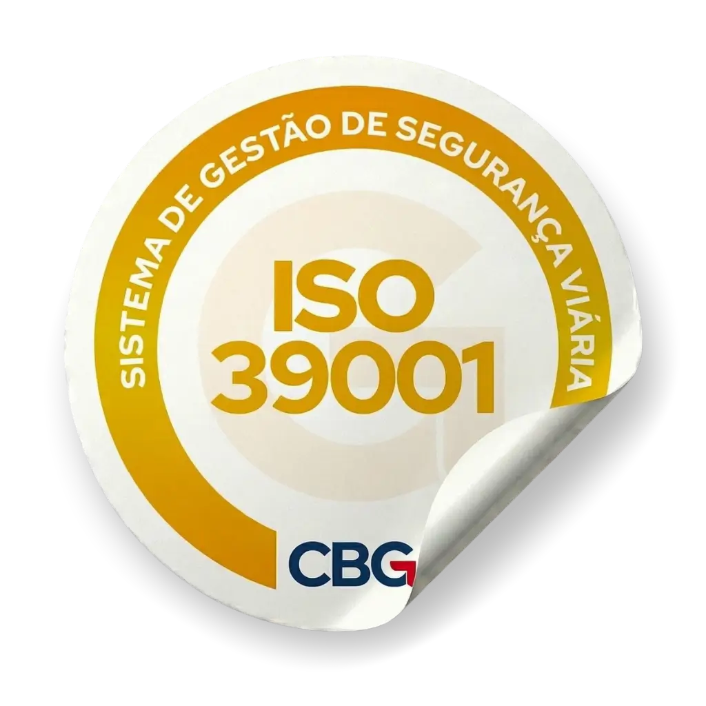Selo de certificação ISO 39001