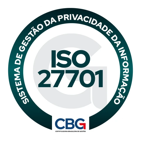Selo de certificação ISO 27701