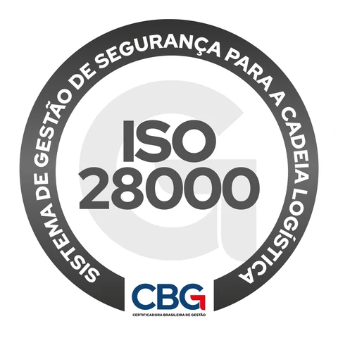 Selo de certificação ISO 28000