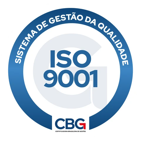 Selo de certificação ISO 9001